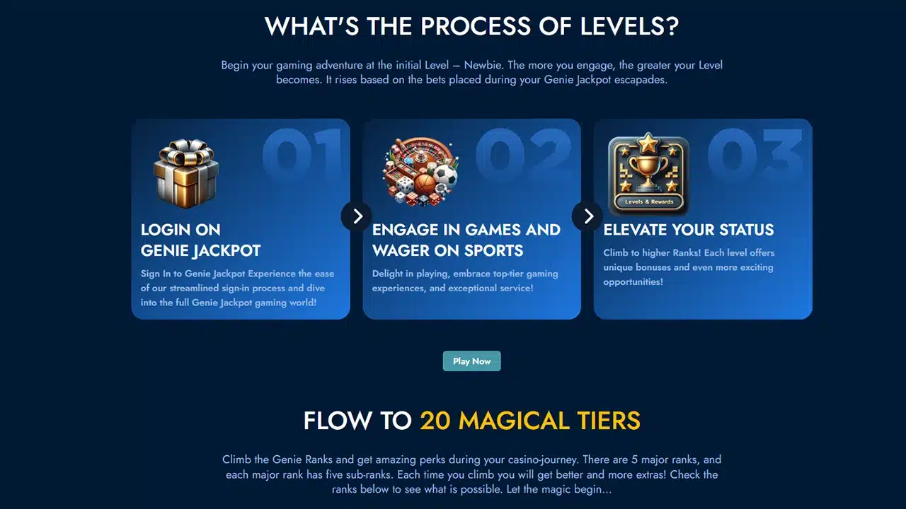 Genie Jackpot casino vip club