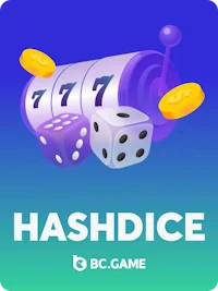 Hashdice original crypto game logo
