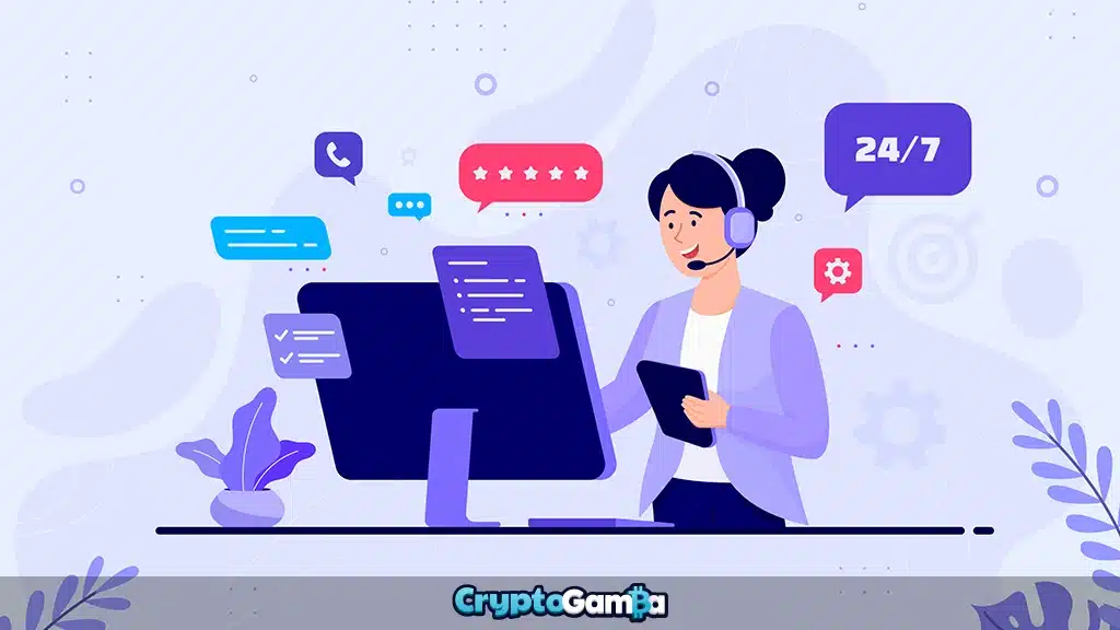 Customer support for crypto wallets