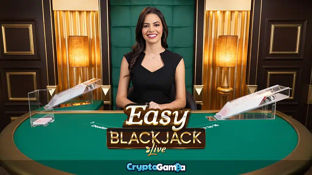 Easy Blackjack Live by Evolution logo