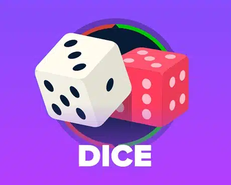 Dice from Stake Originals game logo