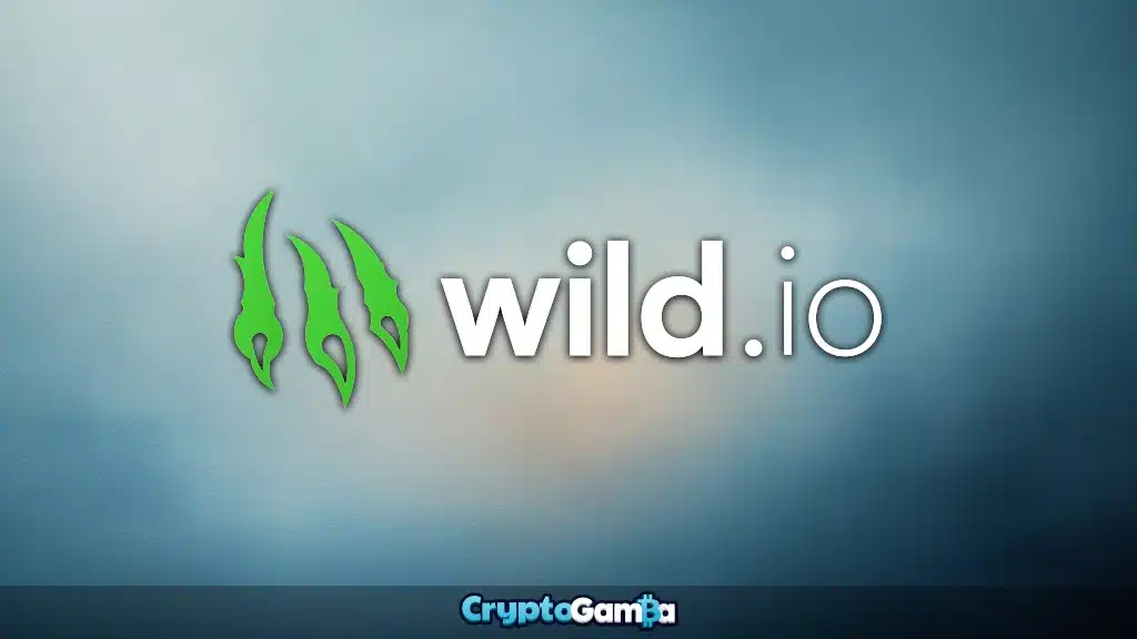 Wild.io Claw Logo with a Beautiful Blue Gradient Background