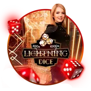 Lightning Dice circular logo