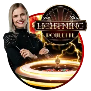 Lightning Roulette circular logo