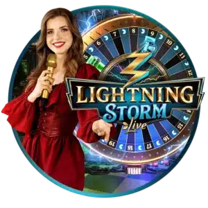 Lightning Storm circular logo