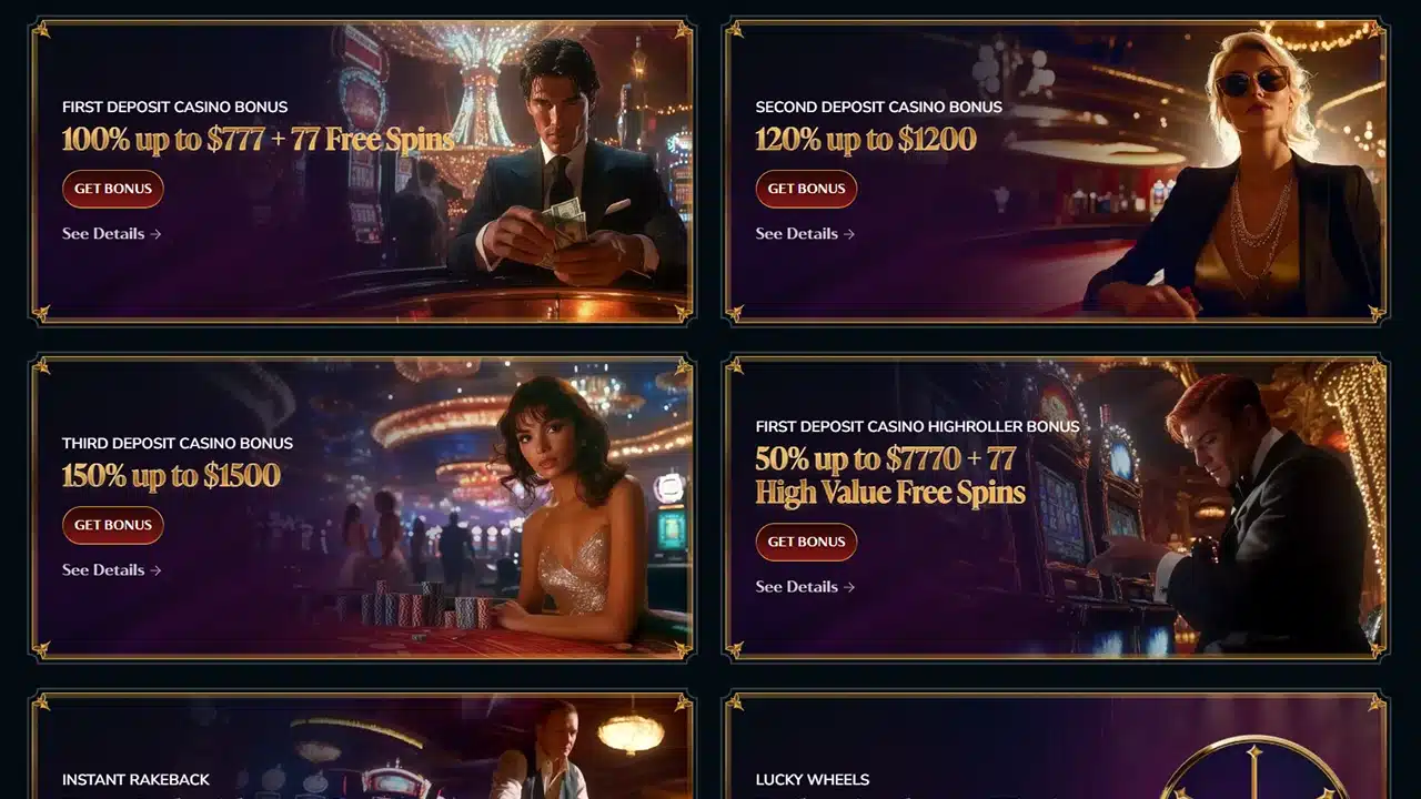 VipCasino bonuses and promotions